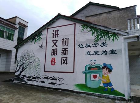 鄂州墙绘是现在流行的墙体广告