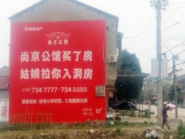 鄂州墙体广告在乡镇、农村市场的媒体优势