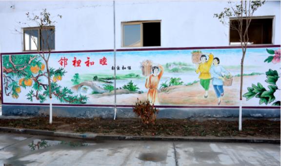 鄂州乡镇文化墙 乡风文明焕发新活力