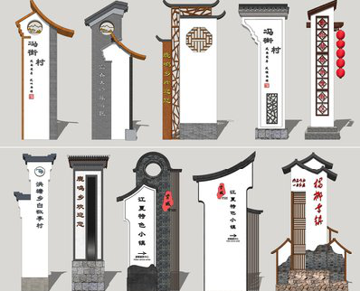 鄂州美丽乡村标识标牌有哪些分类？