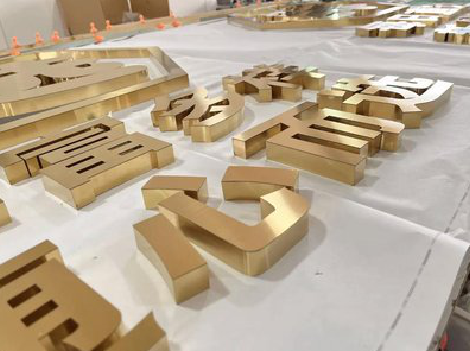 鄂州拉丝不锈钢字的特点。